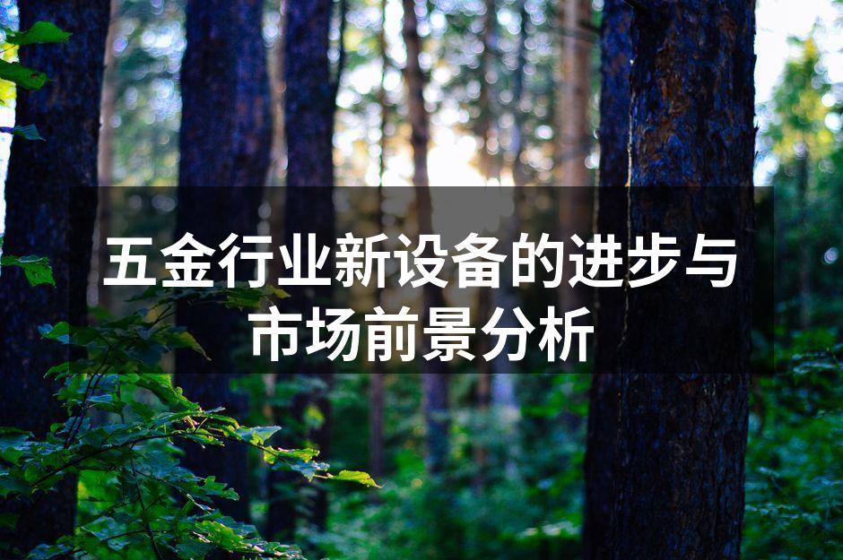 五金行业新设备的进步与市场前景分析